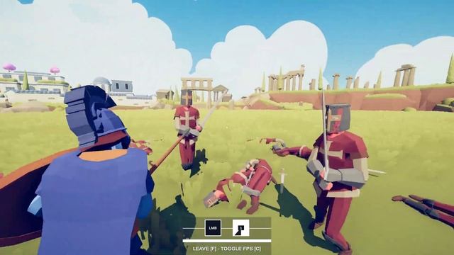 Totally Accurate Battle Simulator - Hoplite defeated 20 squires смотреть онлайн