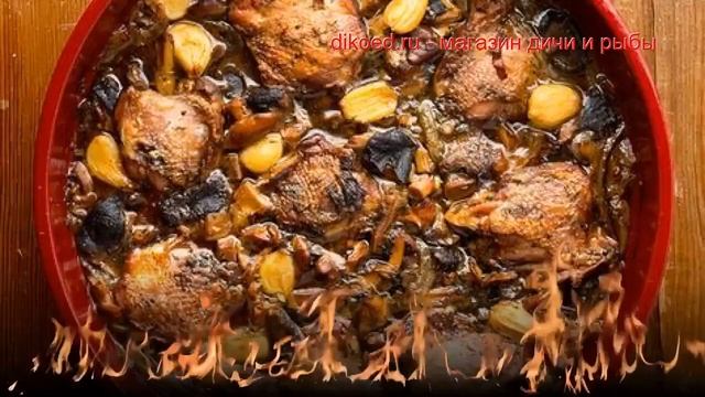 Рецепты из гуся - как приготовить гуся пошаговый рецепт - Дикий гусь тушеный с грибами по-беларусск смотреть онлайн