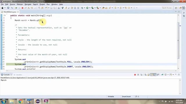 How to use getDisplayName(TextStyle style, Locale locale) method of Month Enum? смотреть онлайн