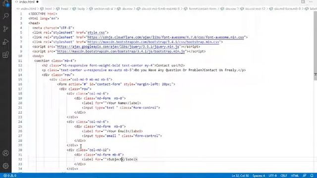 Contact Us Form With Html and Bootstrap || By zainXpert смотреть онлайн
