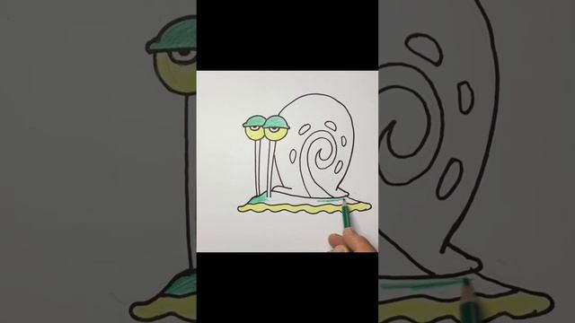 Как нарисовать Улитка Гэри | рисуем Улитка Гэри | улитка гери | улитка гэри смотреть онлайн