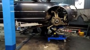 Снятие ДВС на Audi A6