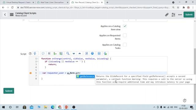 #getReference with callback function in client script| #Servicenow |To Populate fields value on for смотреть онлайн