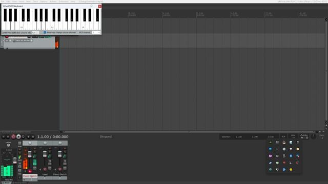A quick introduction to the virtual MIDI keyboard in REAPER смотреть онлайн
