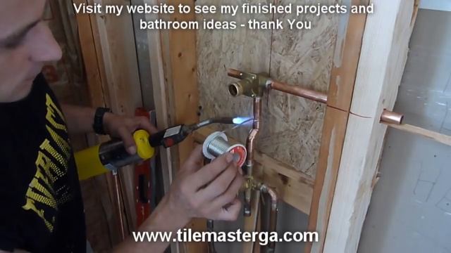 Part.2 Shower Diverter - Transfer valve installation step by step -- Moen, Delta, Kohler how to смотреть онлайн