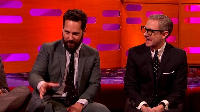 Paul Rudd Opens Up About His Embarrassing Fangirl Moment - The Graham Norton Show смотреть онлайн