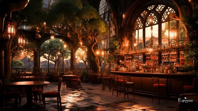 4K Jazz Cafe Ambience for Studying - Relaxing Coffee Shop White Noise for Focus & Productivity смотреть онлайн