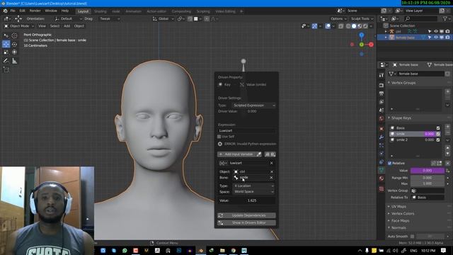 Setting up Shape Keys and Drivers in Blender 2.8x смотреть онлайн