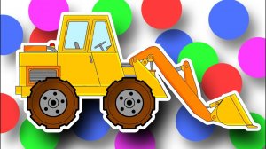 Рабочие Машинки - ЭКСКАВАТОР. Собираем строительную технику из разных ДЕТАЛЕЙ