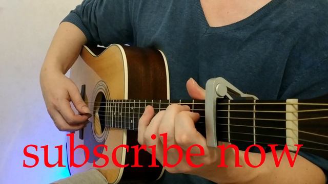 Witcher - Lullaby of Woe fingerstyle guitar +TABS смотреть онлайн