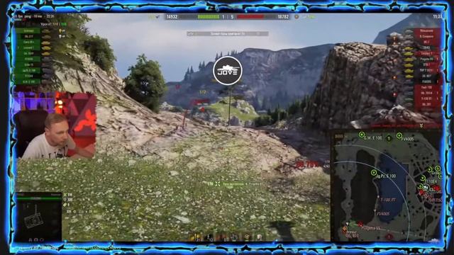 Jove разносит своего совзводного на стриме. World Of Tanks смотреть онлайн