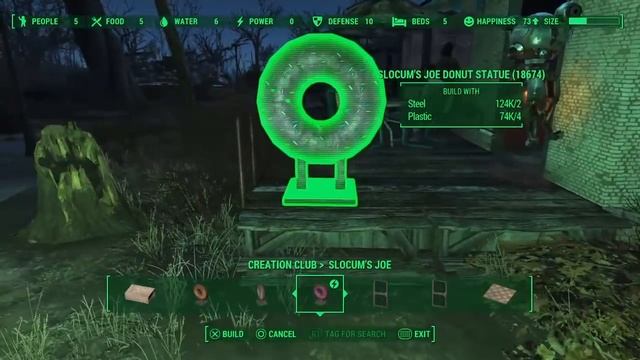 Fallout 4 Slocum's Joe Doughnut Shop Build & Tour - PS4 No Mods смотреть онлайн