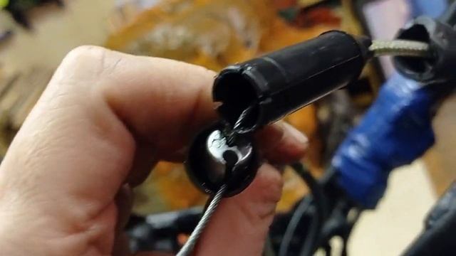 Как укоротить трос газа,без особых заморочек.... смотреть онлайн