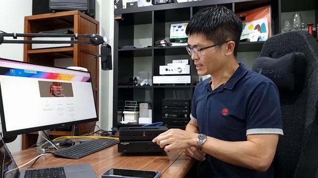 Bluesound Node + DENAFRIPS Ares II смотреть онлайн