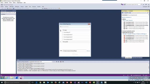 Visual Studio 2015 Collaborer avec GitHub (French Français) смотреть онлайн