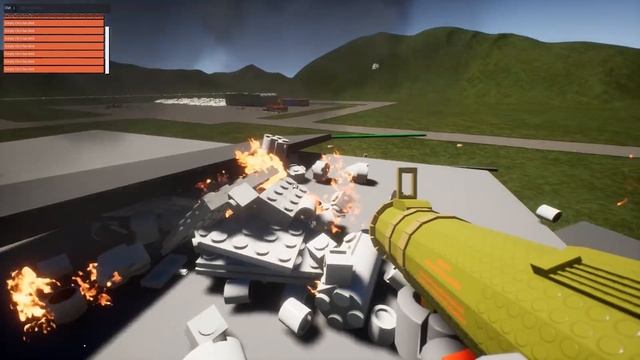 We Used A Tornado, Goku, And Slenderman To Destroy Everything In Brick Rigs Multiplayer Update!