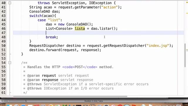 01 - JSP, Servlets e JSTL - Listar смотреть онлайн
