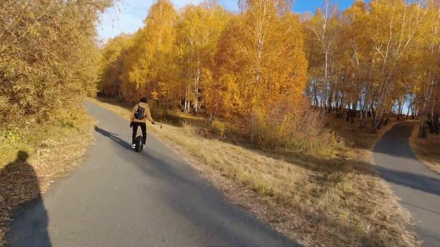 Новое колесо. Осень в Кургане и окрестностях. смотреть онлайн