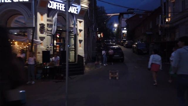 Нижний Новгород. Красивый фонтан на Маркина. смотреть онлайн