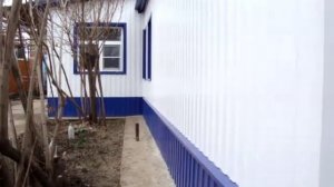 Отделка дома - "профлистом".