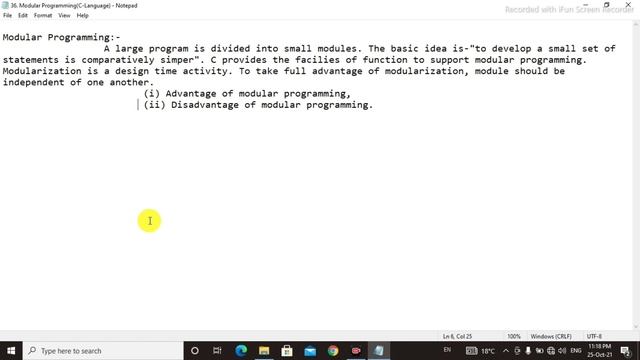 36. Modular programming definition in C | c language | c programming | смотреть онлайн