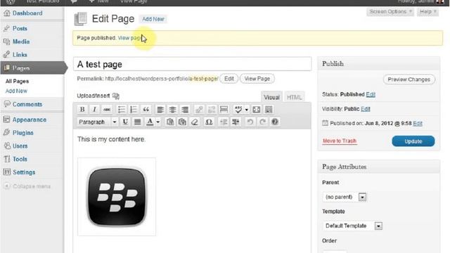 Beginner Tutorial on how to add Pages, Pictures and Menus in Wordpress смотреть онлайн