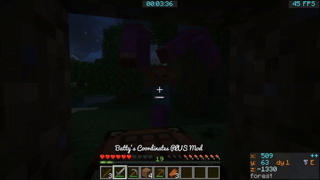 Minecraft 1.16.5 - Batty's Coordinates PLUS Mod смотреть онлайн