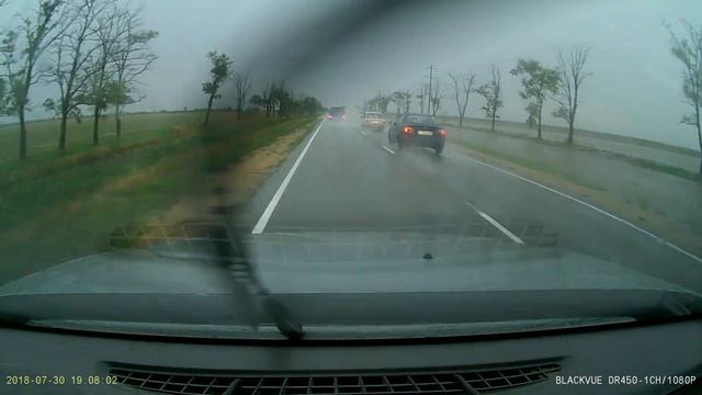 Гидроудар в лобовое