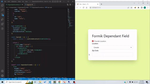 Perfect Dependent Fields with useFormikContext смотреть онлайн