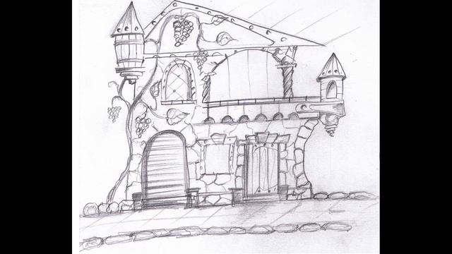 эскизы домов, беседки, заборы, камины,скульптуры, эскизы парков от мастерской Колесникова. смотреть онлайн