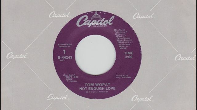 Tom Wopat - Not Enough Love смотреть онлайн