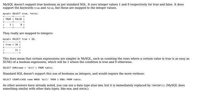 Databases: How can we add BOOLEAN datatype in mysql query browser? (3 Solutions!!) смотреть онлайн