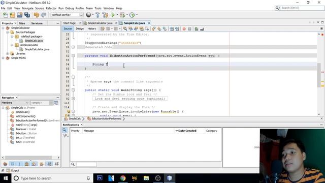 JAVA NETBEANS for beginners: HOW TO MAKE SIMPLE CALCULATOR (PART 1) TAGALOG смотреть онлайн