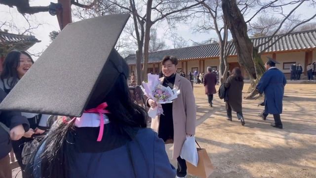 [SUB] Выпускной в Корейском университете / Жизнь студента в Корее / #Korea Vlog