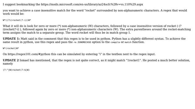 How should I write a regex to match a specific word? (4 Solutions!!) смотреть онлайн
