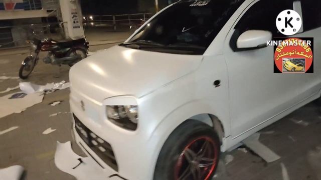 Pearl White wrapping new suzuki alto #by al makkah auto multan? смотреть онлайн