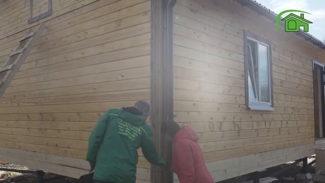 Строительство дома из бруса. Отзыв заказчицы ||| СК Дачник смотреть онлайн