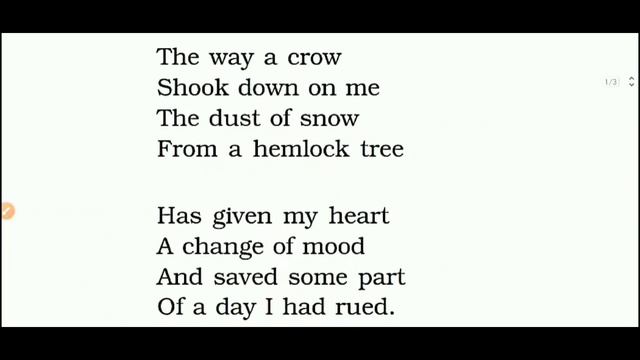 Dust of snow 10 class in hindi explanation ncert board exams смотреть онлайн