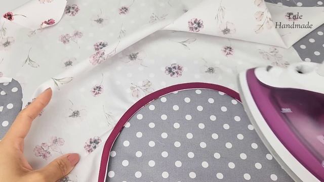 The Secrets of sewing Round Flat collar Easily and Quickly | Sewing Tips and Tricks смотреть онлайн