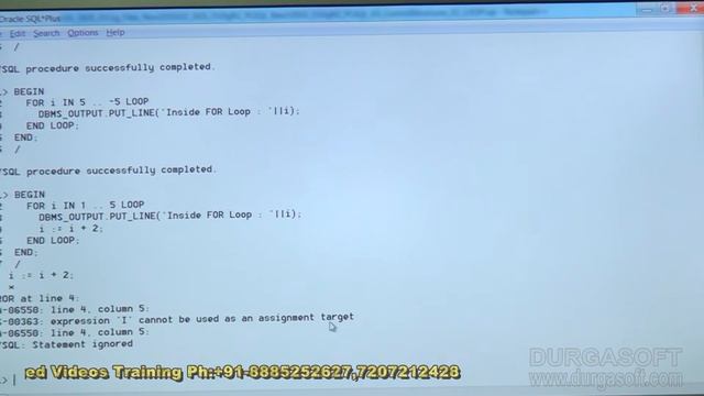 Oracle Tutorial || PL/SQL|| ControlStructures Part-5 by basha смотреть онлайн