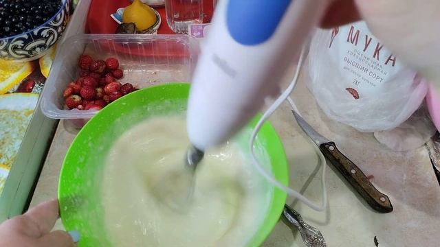 Ягодный заливной пирог. Ням Ням??????