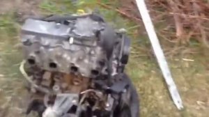 Снятие двигателя 3 СТ с Таун айса