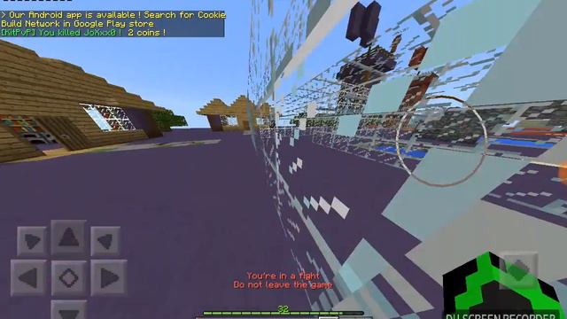 Pushing people of the map in a minecraft server pe (funny moments) смотреть онлайн