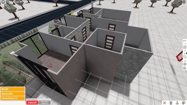 Modern Family Mansion 100k| Roblox Bloxburg | No Large Plot