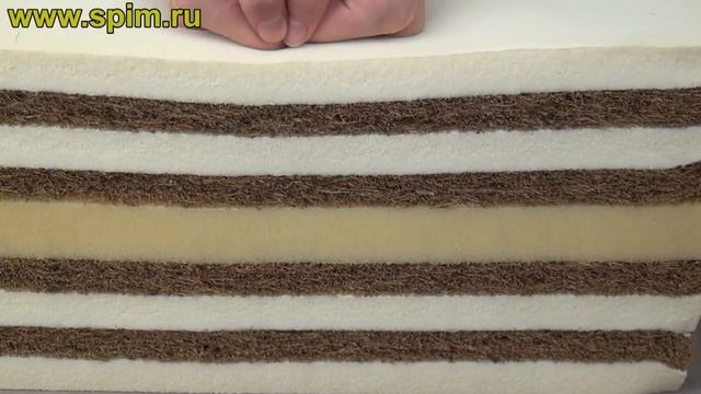 Матрас без пружин, из кокоса и латекса смотреть онлайн