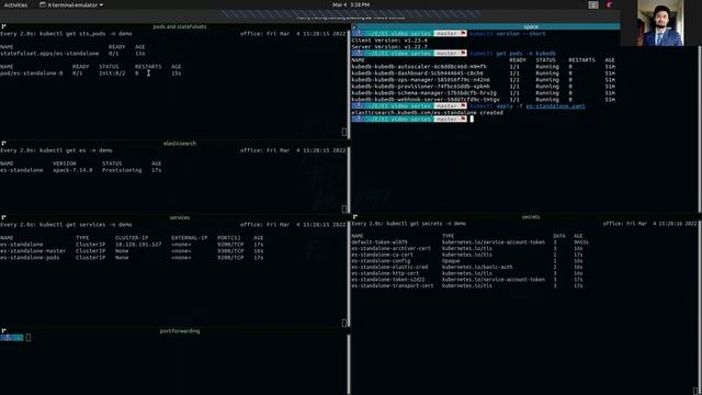 Provision Elasticsearch Standalone Combined Cluster | Run & Manage Databases in Kubernetes смотреть онлайн