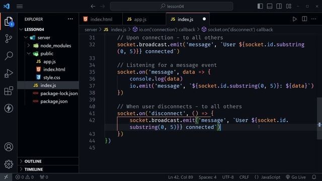 Chat Activity Detection - Build a Chat App with Socket.io смотреть онлайн