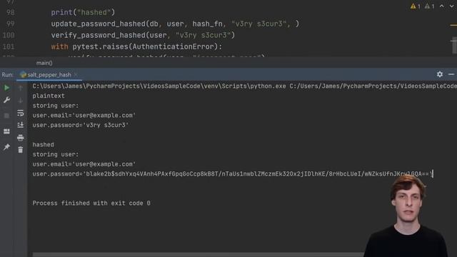 Salting, peppering, and hashing passwords смотреть онлайн