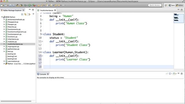 Multiple Inheritance in Python [HD 1080p] смотреть онлайн