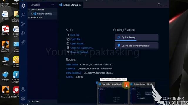 How to create a folder or file in visual studio code 2023 | how to opan folder and file | Detailed. смотреть онлайн